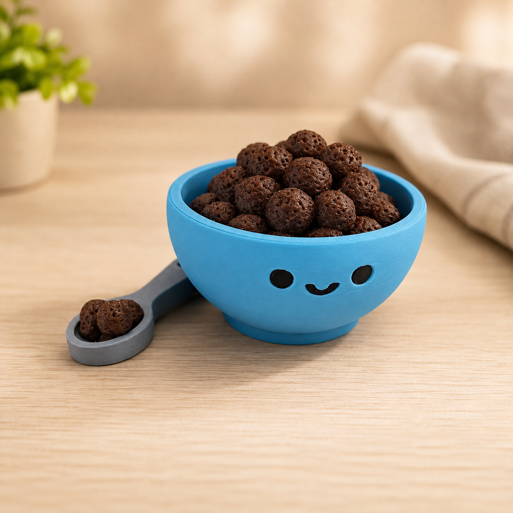 Frukostskål med chokladpuffar
