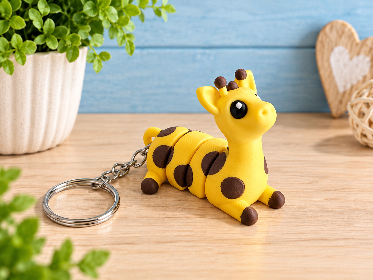 Giraff - nyckelring