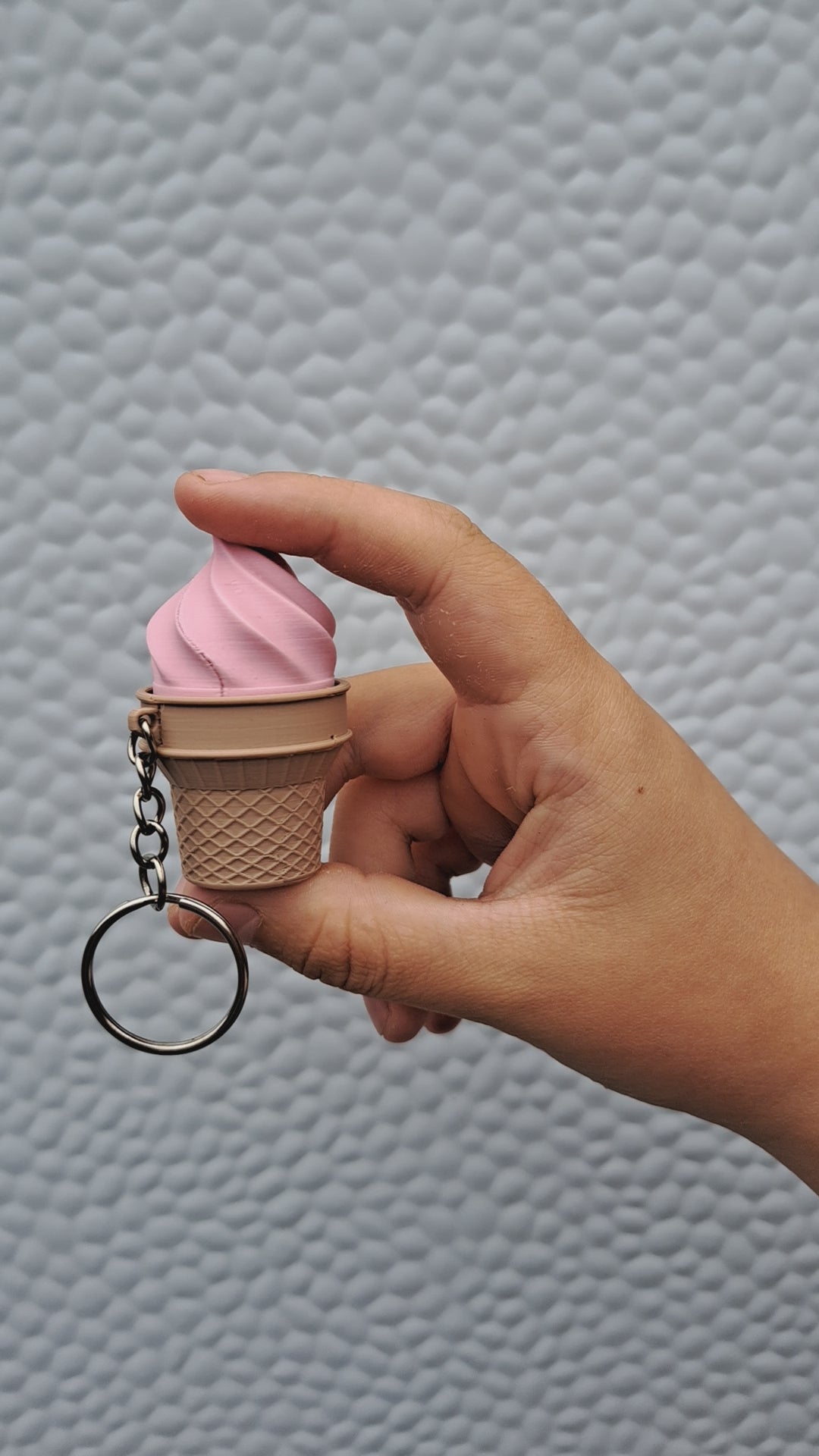 Fidget Glass Clicker - nyckelring